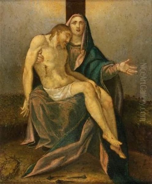 Pieta Oil Painting by Lelio Orsi