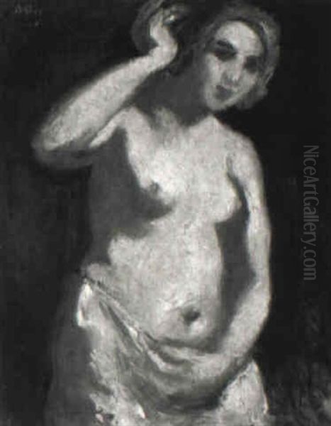 Desnudo Oil Painting by Manuel Ortiz De Zarate