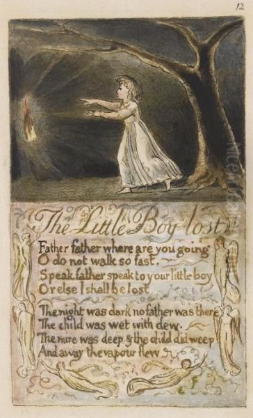 The Little Boy Lost Oil Painting by William Blake