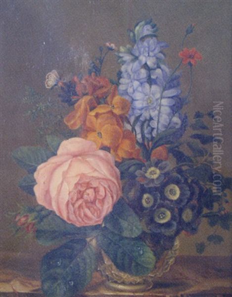 Blumenstilleben Oil Painting by Gerardus van Os