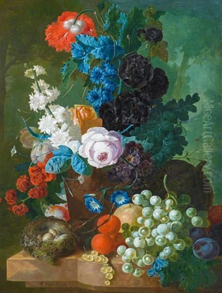 Blumenstillleben Oil Painting by Jan van Os