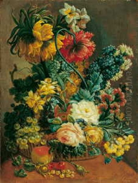 Blumenstilleben Oil Painting by Jan van Os