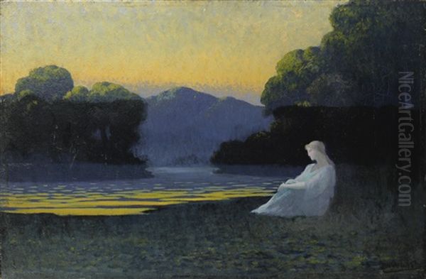 In The Evening's Tranquility by Alphonse Osbert