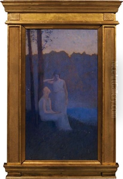 Reverie Du Soir Oil Painting by Alphonse Osbert