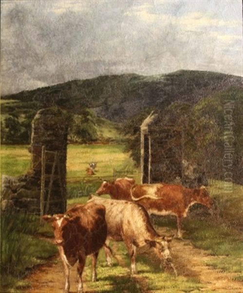 Feeding Time (1877) Oil Painting by Walter Frederick Osborne