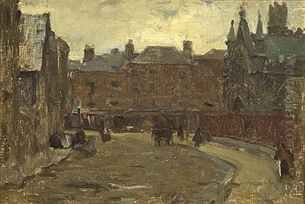 Near Saint Patrick's Close Dublin Oil Painting by Walter Frederick Osborne