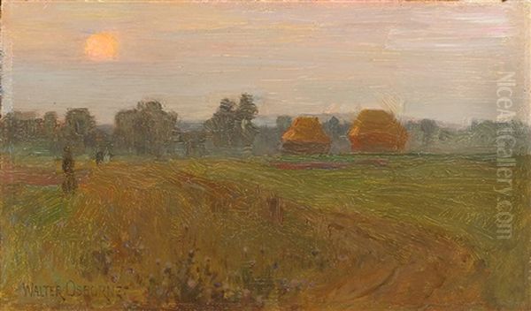 Evening Mists Oil Painting by Walter Frederick Osborne