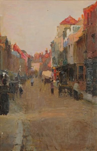 High Street, Rye Oil Painting by Walter Frederick Osborne