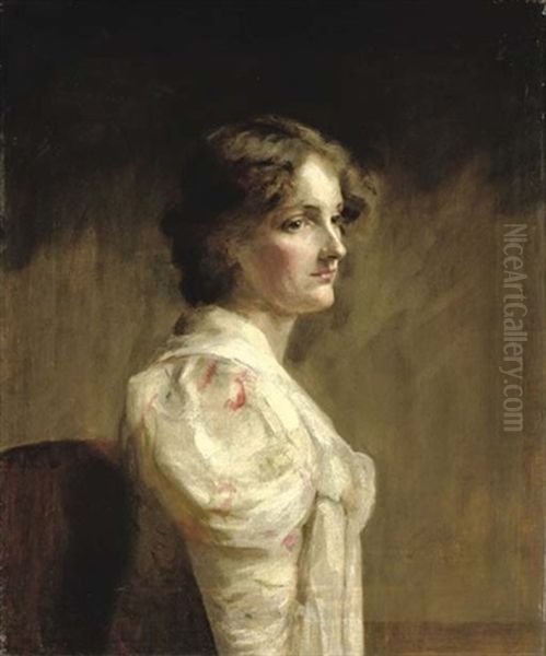 Portrait Of E.m. De La Poer Trench Oil Painting by Walter Frederick Osborne