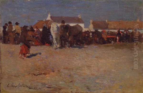 Galway Fair Oil Painting by Walter Frederick Osborne