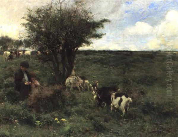 The Thornbush Oil Painting by Walter Frederick Osborne