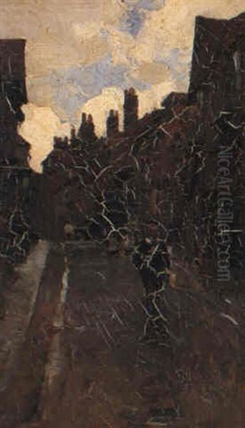 Mermaid Street Rye Oil Painting by Walter Frederick Osborne