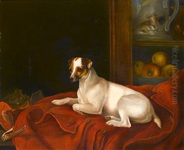 After The Hunt Oil Painting by William Osborne