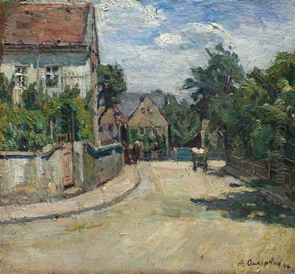 Country Road In Odessa by Alexandr Aleksandrovich Osmerkin