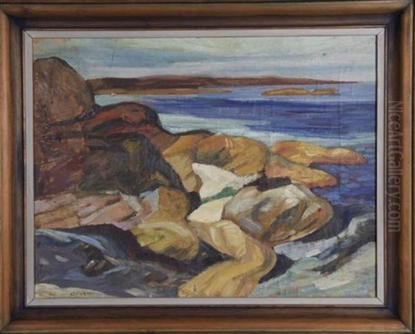 Spikarna Sundsvall Oil Painting by Helmer Osslund