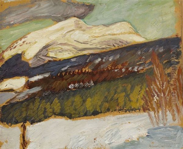 Varvinterdag Vid Areskutan Oil Painting by Helmer Osslund