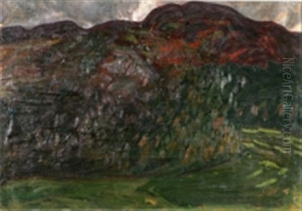 Jamtlandska Fjall Oil Painting by Helmer Osslund