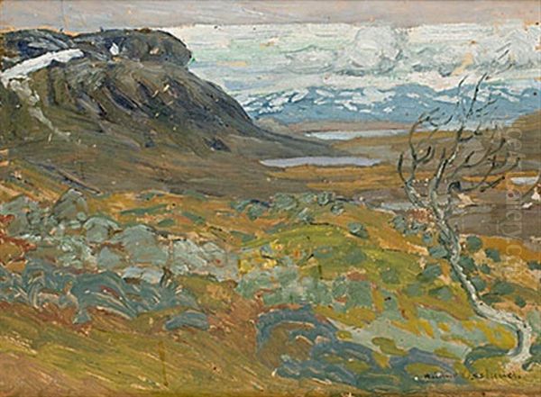 Varafton, Torne Trask Oil Painting by Helmer Osslund