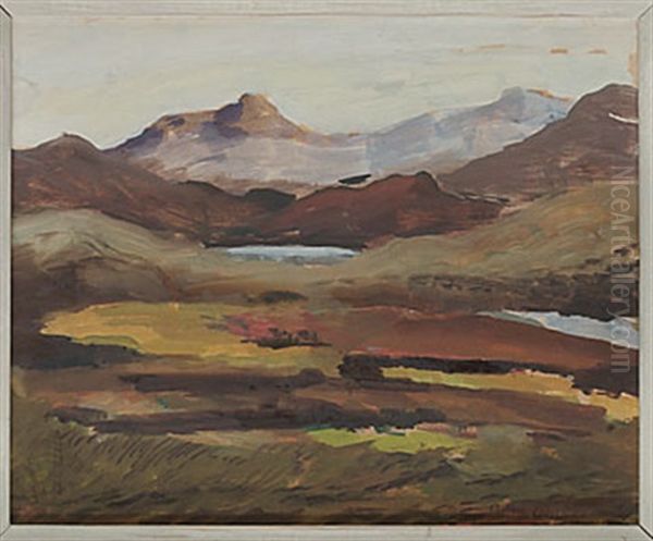 Lapporten Oil Painting by Helmer Osslund