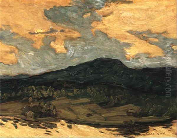 Sommarmoln Over Fjall Oil Painting by Helmer Osslund