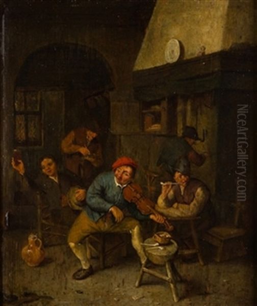 Escena De Taberna Oil Painting by Adriaen Jansz van Ostade