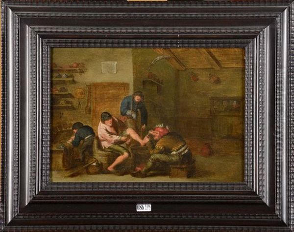 Le Toucher Oil Painting by Adriaen Jansz van Ostade