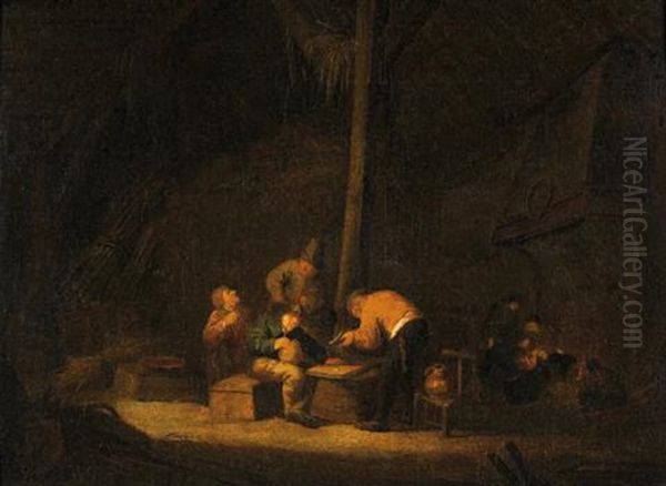 Scena Di Osteria Oil Painting by Adriaen Jansz van Ostade