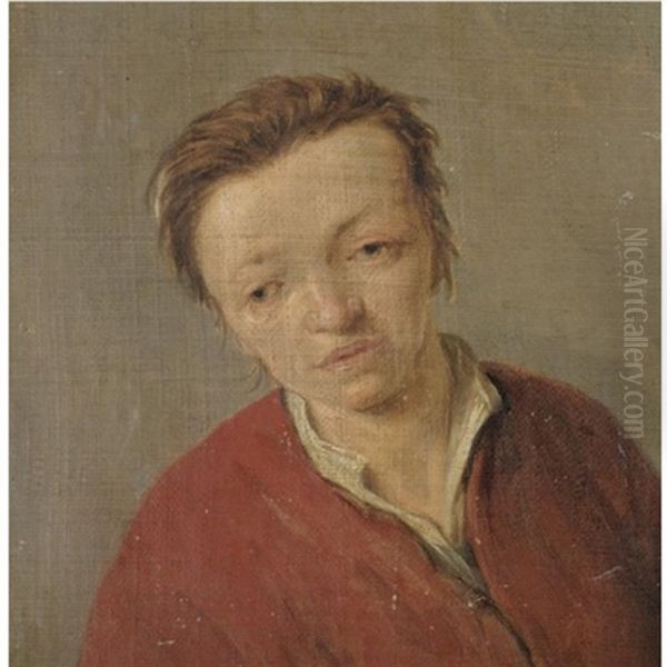 A Tronie Of A Young Boy Oil Painting by Adriaen Jansz van Ostade