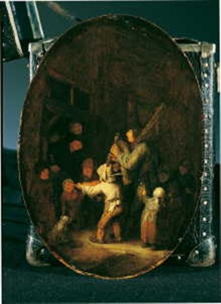 Der Dudelsackspieler Oil Painting by Adriaen Jansz van Ostade