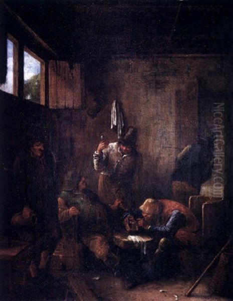 Escena De Taberna Oil Painting by Adriaen Jansz van Ostade