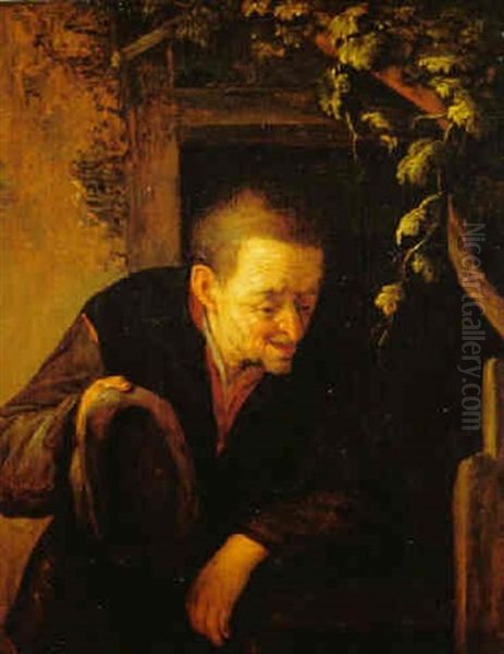 Ein Bauer Mit Hut In Der Hand Oil Painting by Adriaen Jansz van Ostade