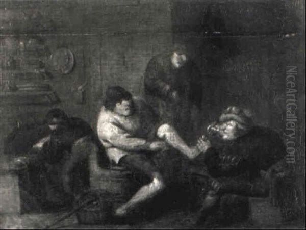 Die Fussoperation Oil Painting by Adriaen Jansz van Ostade