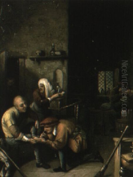 The Surgery Oil Painting by Adriaen Jansz van Ostade