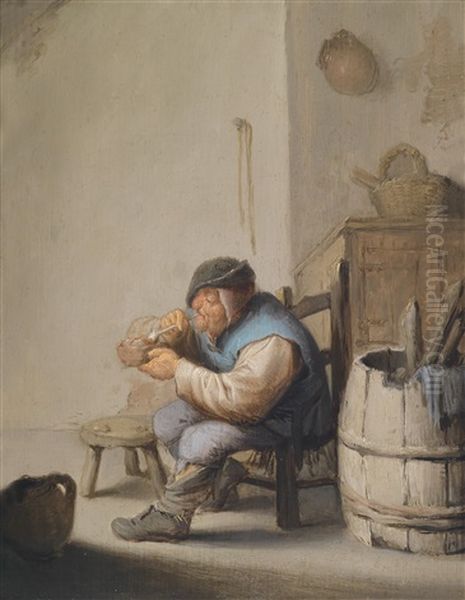 Der Pfeifenraucher Oil Painting by Isaac Van Ostade