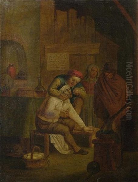 Zahnarzt Oil Painting by Isaac Van Ostade