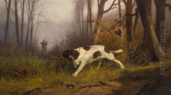 On The Hunt Oil Painting by Edmund Henry Osthaus