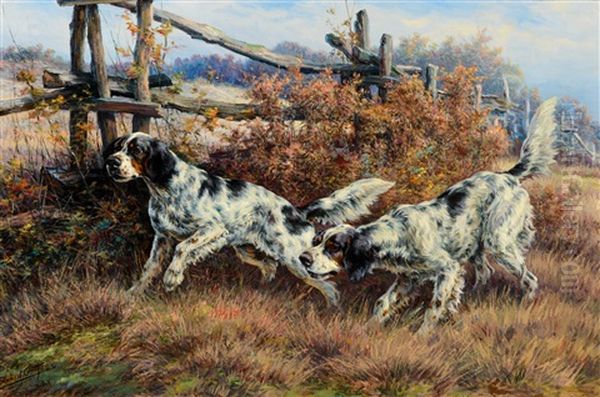 On The Hunt Oil Painting by Edmund Henry Osthaus