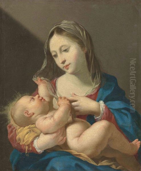 The Virgin And Child Oil Painting by Jacques Blanchard