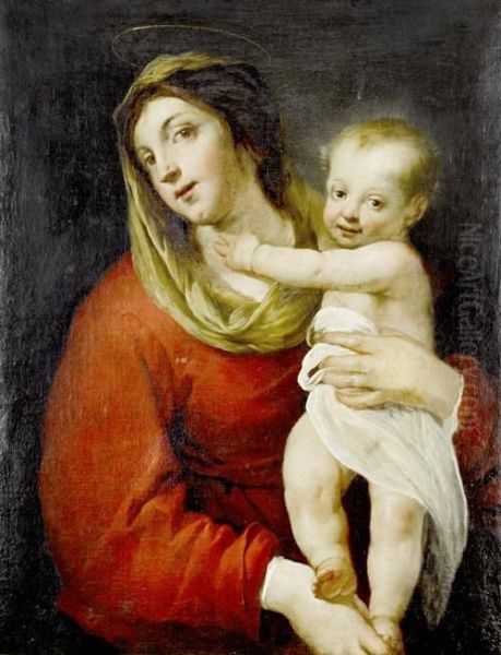 The Madonna And Child Oil Painting by Jacques Blanchard