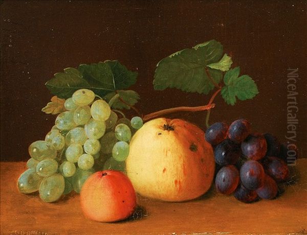 Obststilleben Oil Painting by Otto Didrik Ottesen