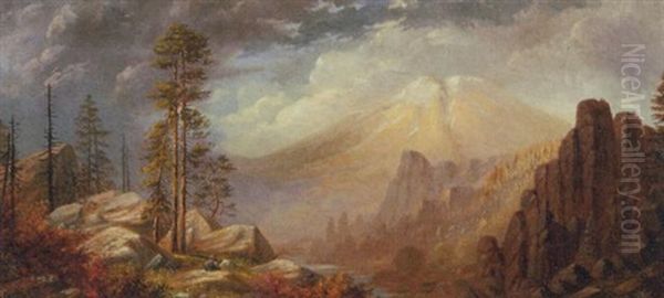 Mountain Grandeur Oil Painting by George Martin Ottinger