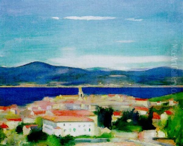 Saint Tropez Oil Painting by Henri Ottmann