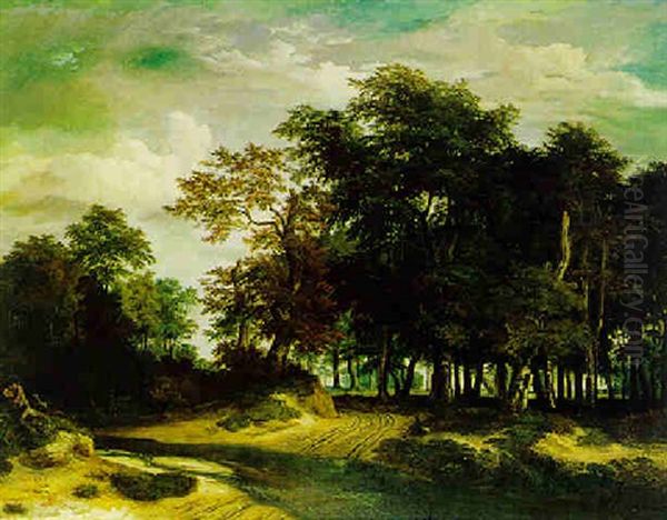 Der Grose Wald Oil Painting by Heinrich Otto