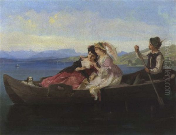 Sirenengesang Auf Dem Starnberger See Oil Painting by Karl Otto