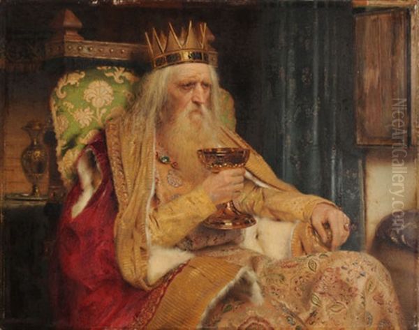 Le Roi De Thule Oil Painting by Pierre Jan van der Ouderaa