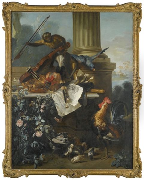 An Allegory Of Air Oil Painting by Jean-Baptiste Oudry