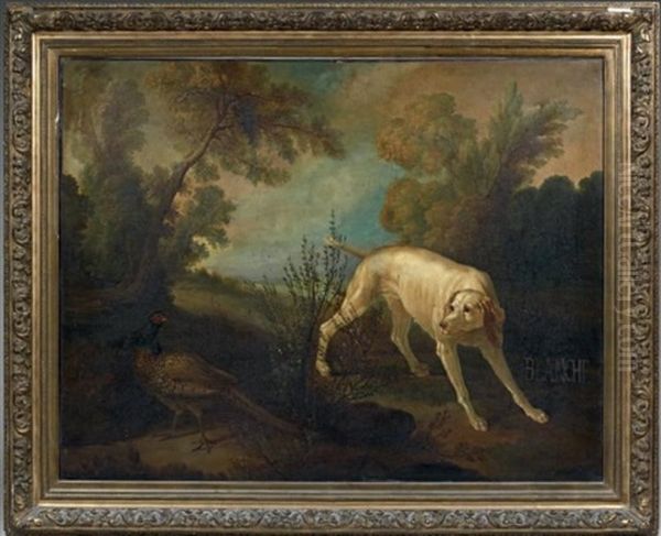 Blanche Oil Painting by Jean-Baptiste Oudry