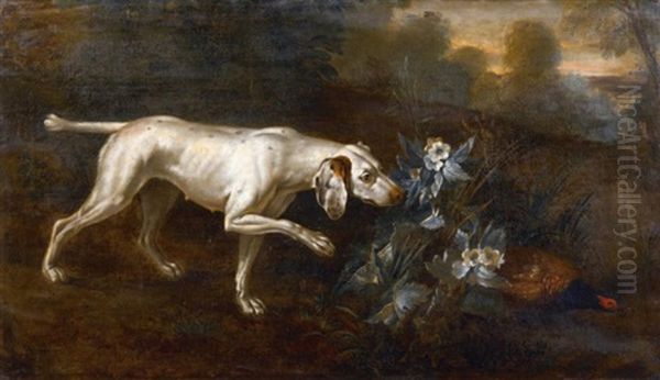 Chien A L'arret Devant Un Faisan by Jean-Baptiste Oudry