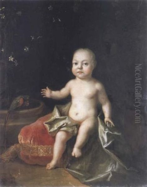 Portrait Du Marquis De Brancas, Enfant Oil Painting by Jean-Baptiste Oudry