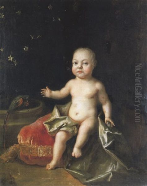 Portrait Du Marquis De Brancas, Enfant Oil Painting by Jean-Baptiste Oudry